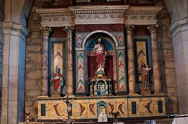 Interior de la Iglesia de San Martn de Tours