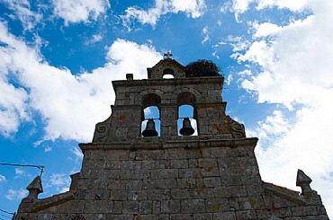 Detalle de la espadaa de la Iglesia de Santa Mara Magdalena de Cibanal